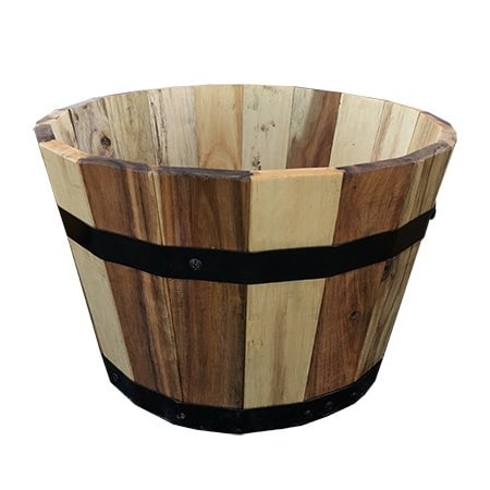 Avera Home Goods 13x825RND Barr Planter AWP304130